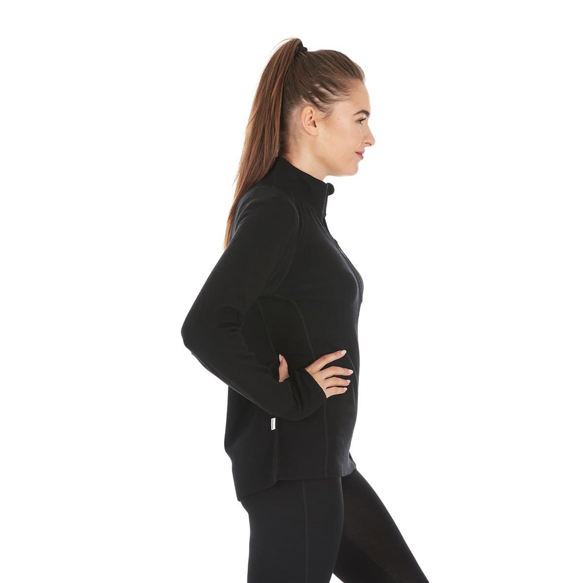 Heavyweight - Women's Wool 1/4 Zip Wilderness