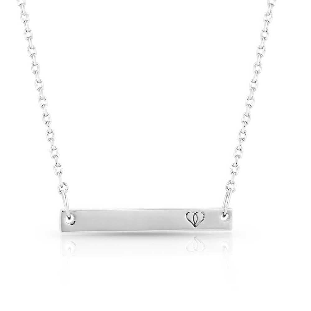 Fearless Faith Bar Necklace