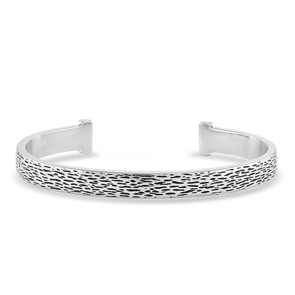 Hidden Nature Silver Cuff Bracelet