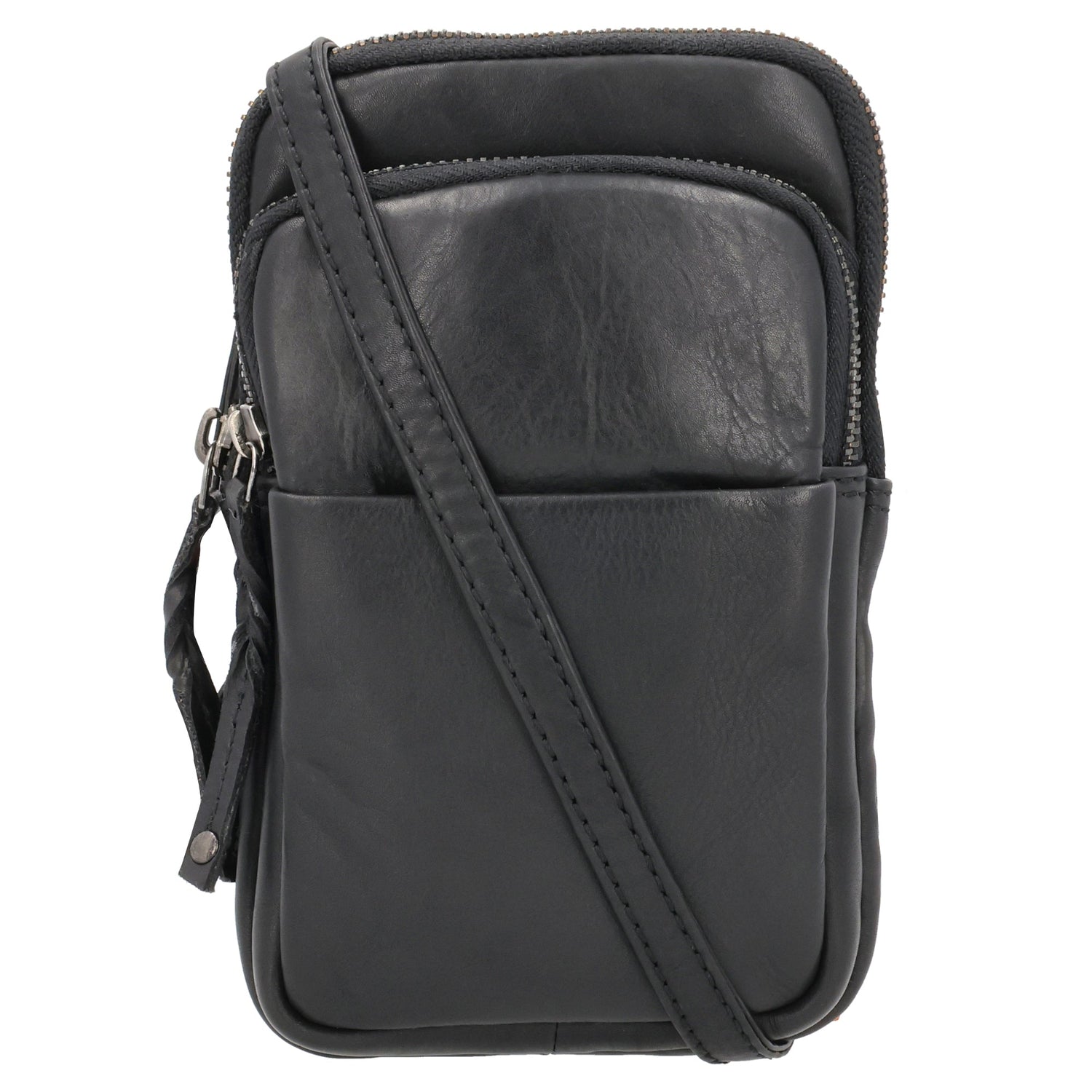 Shay Leather RFID Crossbody by Lady Conceal for Tasers and Pepper Spray