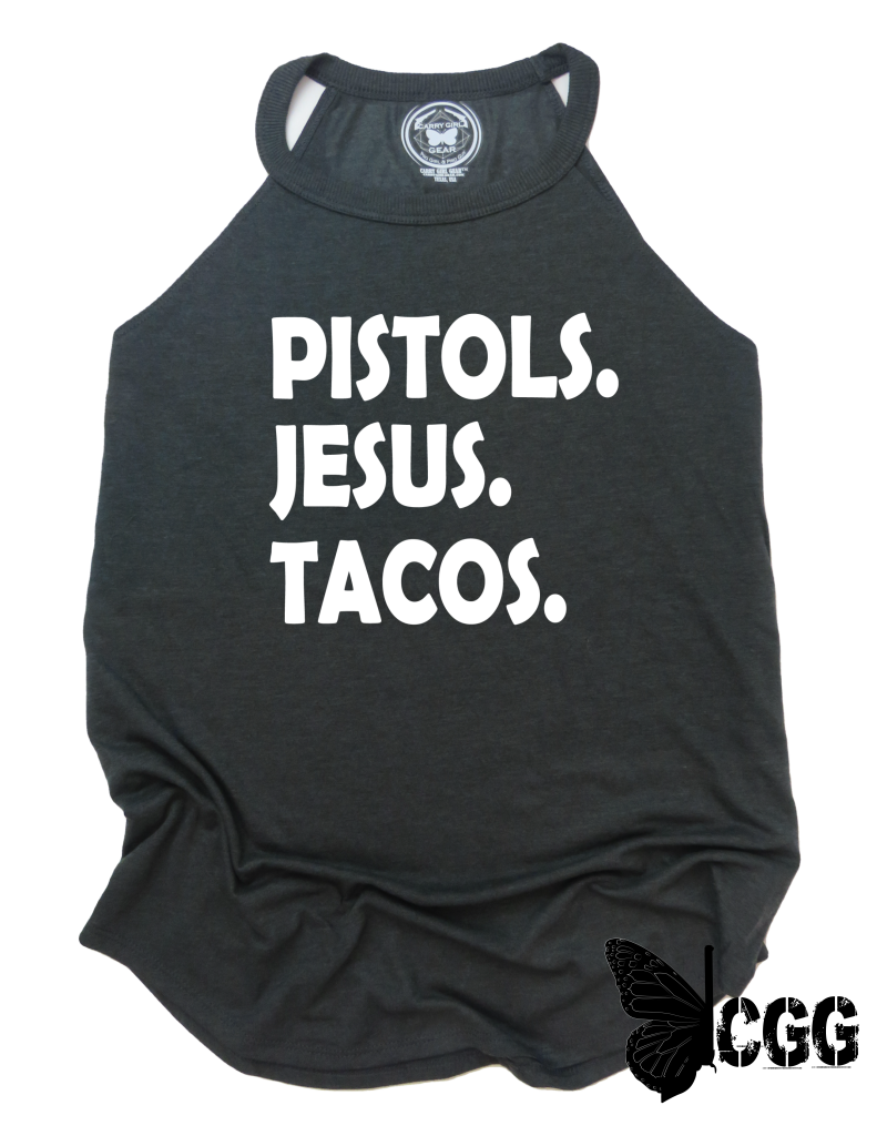 PISTOLS JESUS TACOS Tank